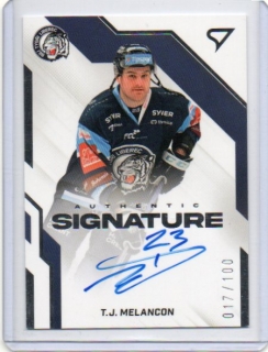 SportZoo ELH 2022-2023 AU Signature Level 2 x/100 # AS2-TM Melancon T.J. - Liberec