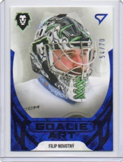 SportZoo ELH 2022-2023 GOALIE ART x/70 # GA-08 Novotný Filip (G) - Ml.Boleslav