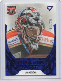SportZoo ELH 2022-2023 GOALIE ART x/70 # GA-10 Růžička Jan (G) - Hradec Kr.