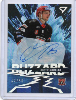 SportZoo ELH 2023-2024 BLIZZARD AU Sign. x/50 # BL-06 Okuliar Oliver - Hradec Kr.