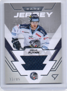 SportZoo ELH 2023-2024 GAME JERSEY x/85 # GJ-OF Flynn Oscar - Liberec