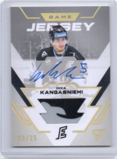SportZoo ELH 2023-2024 GAME JERSEY AU Sign. x/25 # GJS-IK Kangasniemi Iikka - K.Vary