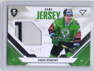 SportZoo ELH 2021-2022 Game Jersey x/75 # JS-DS Šťastný David - Ml.Boleslav
