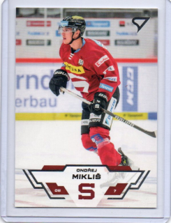 SportZoo ELH 2023-2024 S.II Base # 291 Mikliš Ondřej - Sparta