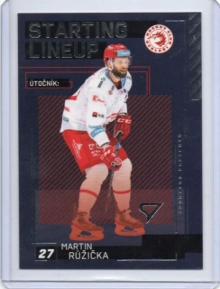 SportZoo ELH 2023-2024 S.II Starting LINE UP Base # SL-05 Růžička Martin - Třinec