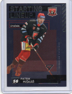 SportZoo ELH 2023-2024 S.II Starting LINE UP Base # SL-11 Miškář Patrik - Hradec Kr.
