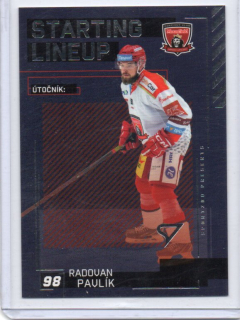 SportZoo ELH 2023-2024 S.II Starting LINE UP Base # SL-12 Pavlík Radovan - Hradec Kr.