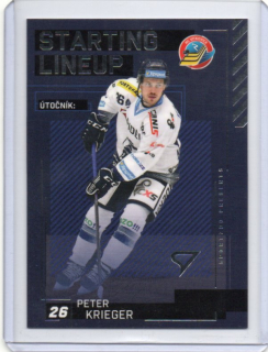 SportZoo ELH 2023-2024 S.II Starting LINE UP Base # SL-23 Krieger Peter - Vítkovice