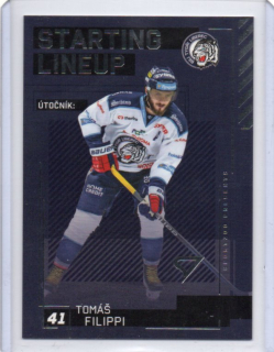 SportZoo ELH 2023-2024 S.II Starting LINE UP Base # SL-35 Filippi Tomáš - Liberec