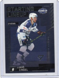 SportZoo ELH 2023-2024 S.II Starting LINE UP Base # SL-40 Cingel Lukáš - Brno