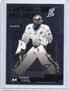 SportZoo ELH 2023-2024 S.II Starting LINE UP Base # SL-49 Frodl Dominik (G) - K.Vary