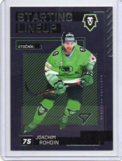 SportZoo ELH 2023-2024 S.II Starting LINE UP Base # SL-59 Rohdin Joachim - Ml.Boleslav
