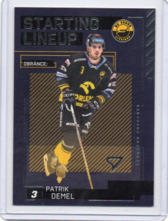 SportZoo ELH 2023-2024 S.II Starting LINE UP Base # SL-62 Demel Patrik - Litvínov