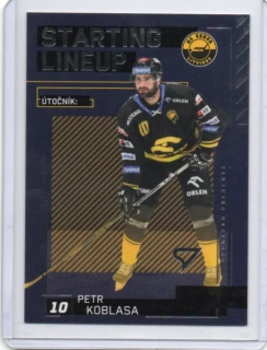 SportZoo ELH 2023-2024 S.II Starting LINE UP Base # SL-65 Koblasa Petr - Litvínov