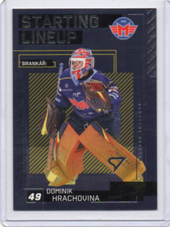 SportZoo ELH 2023-2024 S.II Starting LINE UP Base # SL-73 Hrachovina Dominik (G) - Č.Budějovice