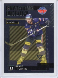 SportZoo ELH 2023-2024 S.II Starting LINE UP Base # SL-76 Harris Brant - Č.Budějovice