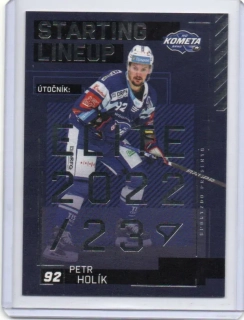 SportZoo ELH 2023-2024 S.II Starting LINE UP Base # SL-89 Holík Petr - Brno