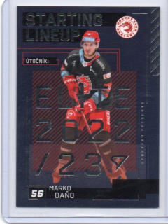 SportZoo ELH 2023-2024 S.II Starting LINE UP Base # SL-90 Daňo Marko - Třinec