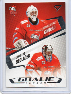 SportZoo ELH 2023-2024 S.II GOALIE Tandem Base # GT-08 Konrád Branislav (G) / Sedláček Jakub (G) - Olomouc