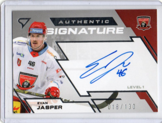 SportZoo ELH 2023-2024 S.II - AU Signature x/130 LEVEL 1 # SL1-EJ Jasper Evan - Hradec Kr.