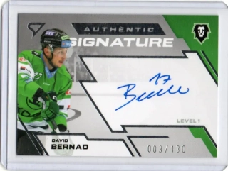 SportZoo ELH 2023-2024 S.II - AU Signature x/130 LEVEL 1 # SL1-DB Bernad David - Ml.Boleslav