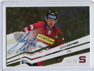 SportZoo ELH 2023-2024 S.II AROUND THE WORLD AU Signature x/75 # AW-JK Kestner Josh - Sparta