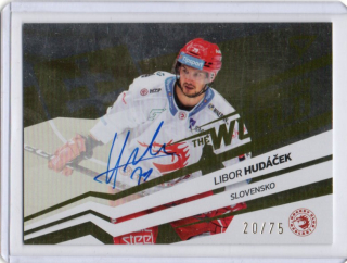 SportZoo ELH 2023-2024 S.II AROUND THE WORLD AU Signature x/75 # AW-LH Hudáček Libor - Třinec