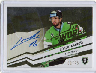 SportZoo ELH 2023-2024 S.II AROUND THE WORLD AU Signature x/75 # AW-RL Lantoši Róbert - Ml.Boleslav