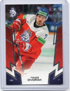 SportZoo Hokejové Česko 2024 Base # 08 Dvořák Tomáš