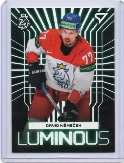 SportZoo Hokejové Česko 2024 LUMINOUS Base # LS-12 Němeček David