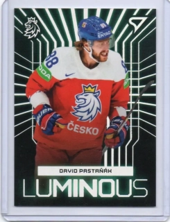 SportZoo Hokejové Česko 2024 LUMINOUS Base # LS-22 Pastrňák David