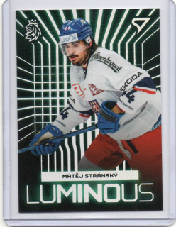 SportZoo Hokejové Česko 2024 LUMINOUS Base # LS-25 Stránský Matěj