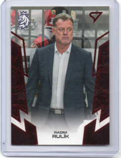 SportZoo Hokejové Česko 2024 RED # 63 Rulík Radim (TR)