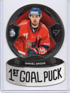 SportZoo Hokejové Česko 2024 1ST GOAL PUCK Base # GP-02 Gazda Daniel