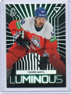 SportZoo Hokejové Česko 2024 LUMINOUS Base # LS-15 Hertl Tomáš