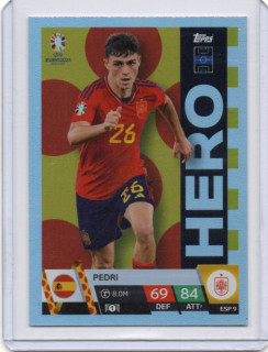 Topps Match Attax EURO 2024 - HERO # ESP 9 Pedri - Spain