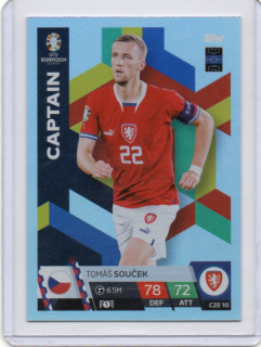 Topps Match Attax EURO 2024 - CAPTAIN # CZE 10 Souček Tomáš - Czechia