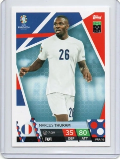 Topps Match Attax EURO 2024 - BASE # FRA 16 Marcus Thuram - France
