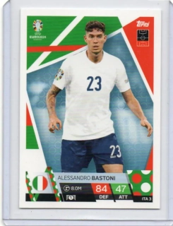 Topps Match Attax EURO 2024 - BASE # ITA 3 Alessandro Bastoni - Italy