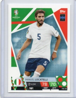 Topps Match Attax EURO 2024 - BASE # ITA 14 Manuel Locatelli - Italy