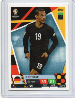 Topps Match Attax EURO 2024 - BASE # GER 16 Leroy Sané - Germany