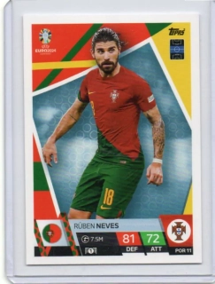 Topps Match Attax EURO 2024 - BASE # POR 11 Rúben Neves - Portugal