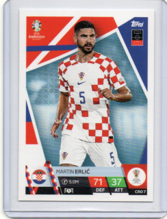 Topps Match Attax EURO 2024 - BASE # CRO 7 Martin Erlič - Croatia