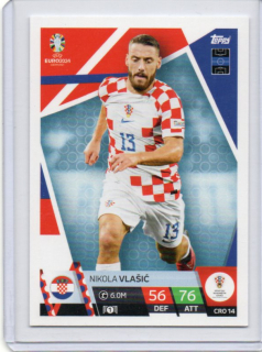 Topps Match Attax EURO 2024 - BASE # CRO 14 Nikola Vlašič - Croatia