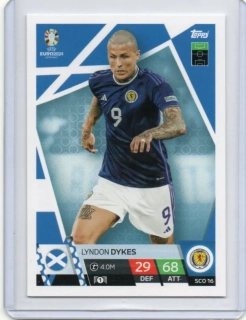 Topps Match Attax EURO 2024 - BASE # SCO 16 Lyndon Dykes - Scotland