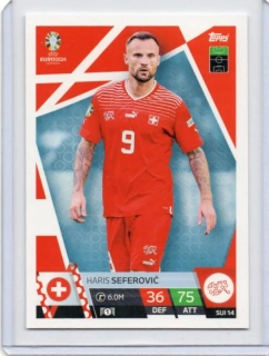 Topps Match Attax EURO 2024 - BASE # SUI 14 Haris Seferovič - Switzerland