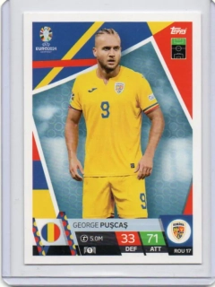 Topps Match Attax EURO 2024 - BASE # ROU 17 George Puscas - Romania