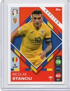 LIDL Topps EURO 2024 # 13 Nicolae Stanciu - Romania