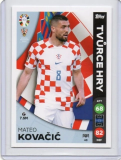 LIDL Topps EURO 2024 # 48 Mateo Kovačič - Croatia