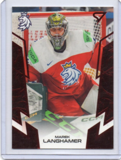 SportZoo Hokejové Česko 2024 RED # 03 Langhamer Marek (G)